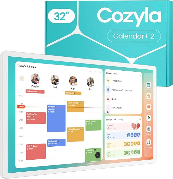 Cozyla Mate Calendar+ 2: 32" Digital Calendar Wall Touch Screen Chore Chart Customizable Dashboar... | Amazon (US)