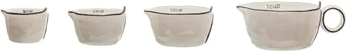 Stoneware Measuring Cups, Set of 4 | Amazon (US)