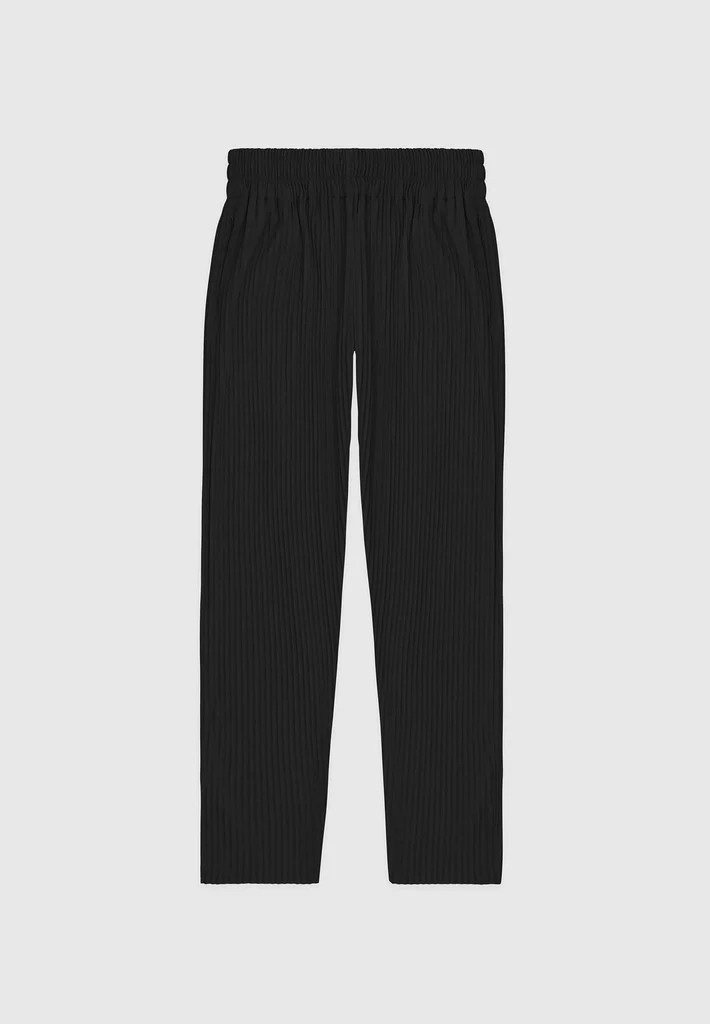 Pleated Trousers - Black | Maniere De Voir