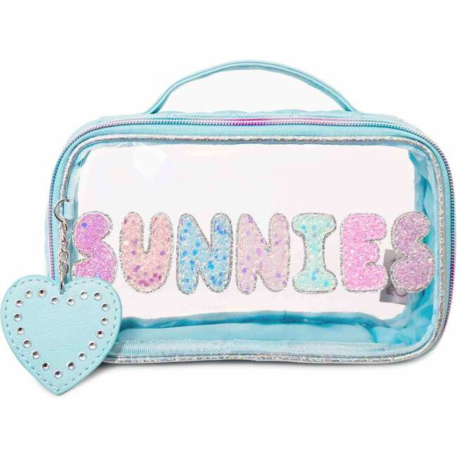 Sunnies Clear Pouch, Light Blue - OMG Accessories Bags | Maisonette | Maisonette