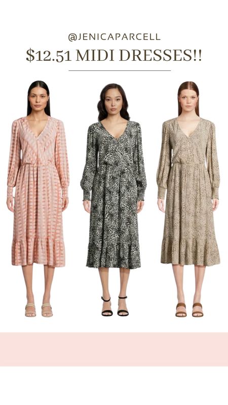 These faux wrap midi dresses are going fast and are such a good deal! They are feminine, comfortable, and even have pockets!

Walmart fashion / Affordable / Budget / Women's Casual Outfit / Women’s Dressy Outfit / Classic Style / Dress Outfit / Black and White Floral / Elevated Style / Workwear / Spring Dress / Wedding Guest

#LTKsalealert #LTKfindsunder100 #LTKwedding