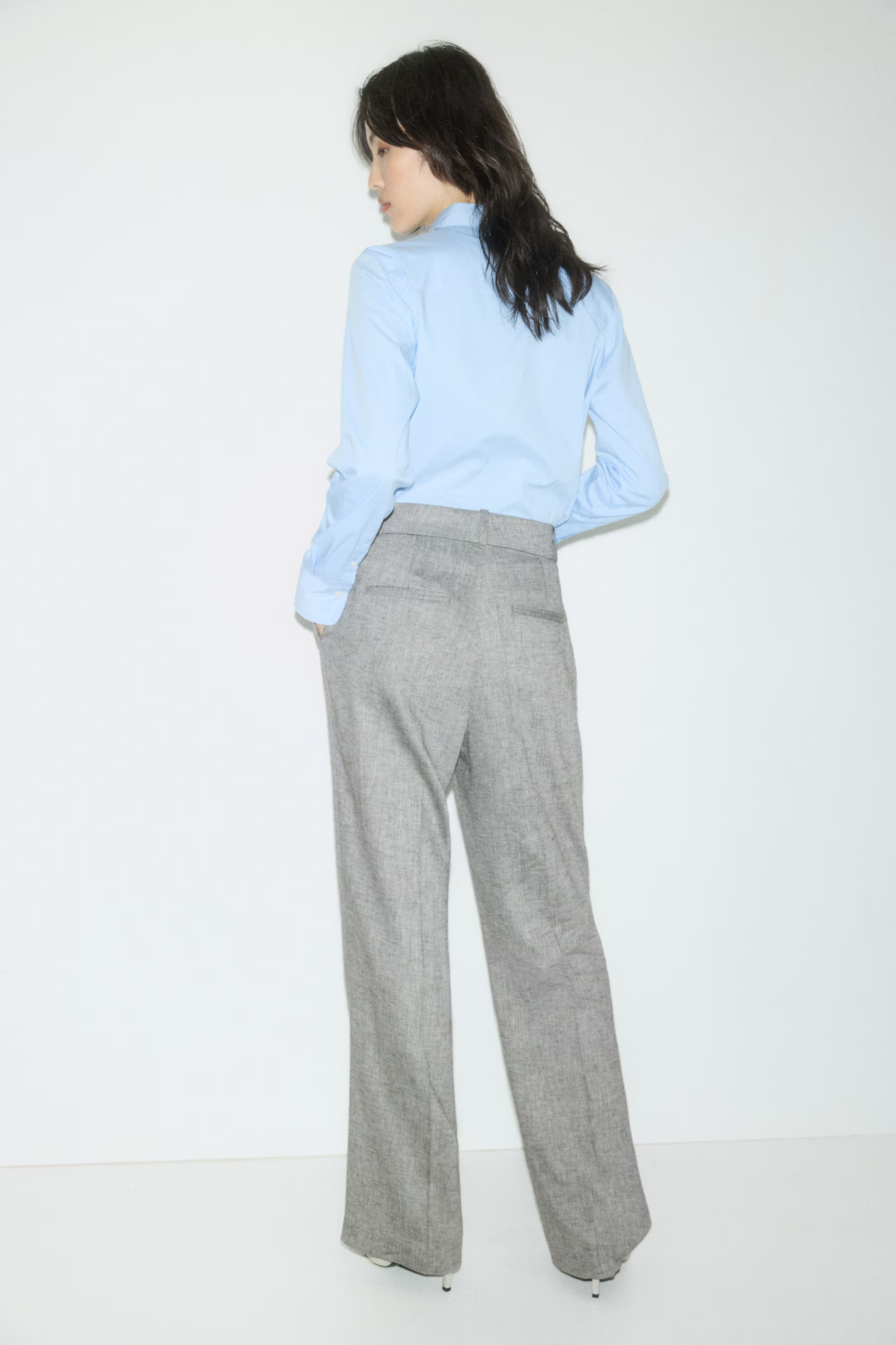 Dressy Linen-Blend Pants | H&M (US + CA)