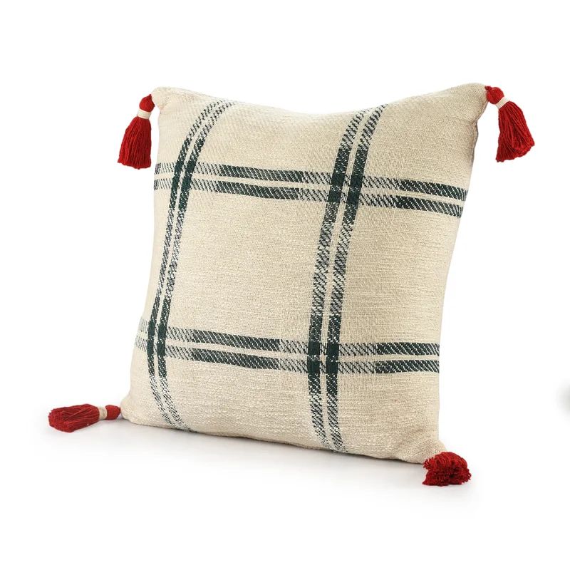 Worreno Square Cotton Pillow Cover | Wayfair North America