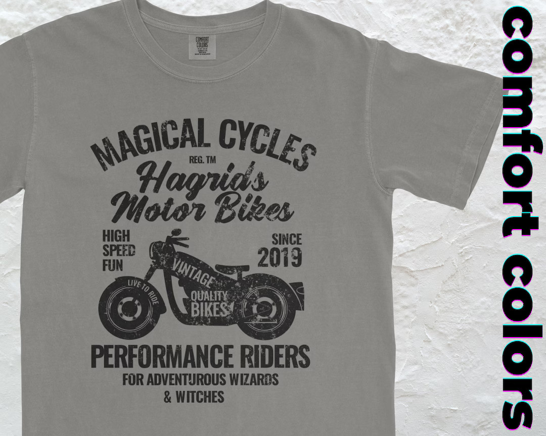 Magical Motorbikes Shirt Universal Comfort Colors Shirt Potter Shirts Magical Gifts HP Shirt Wiza... | Etsy (US)