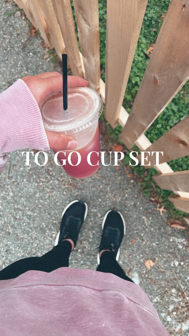 To go cups with lids & straws 

#LTKHome #LTKTravel #LTKSeasonal