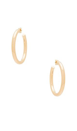 Melanie Auld Modern Hoop Earring in Gold | Revolve Clothing (Global)