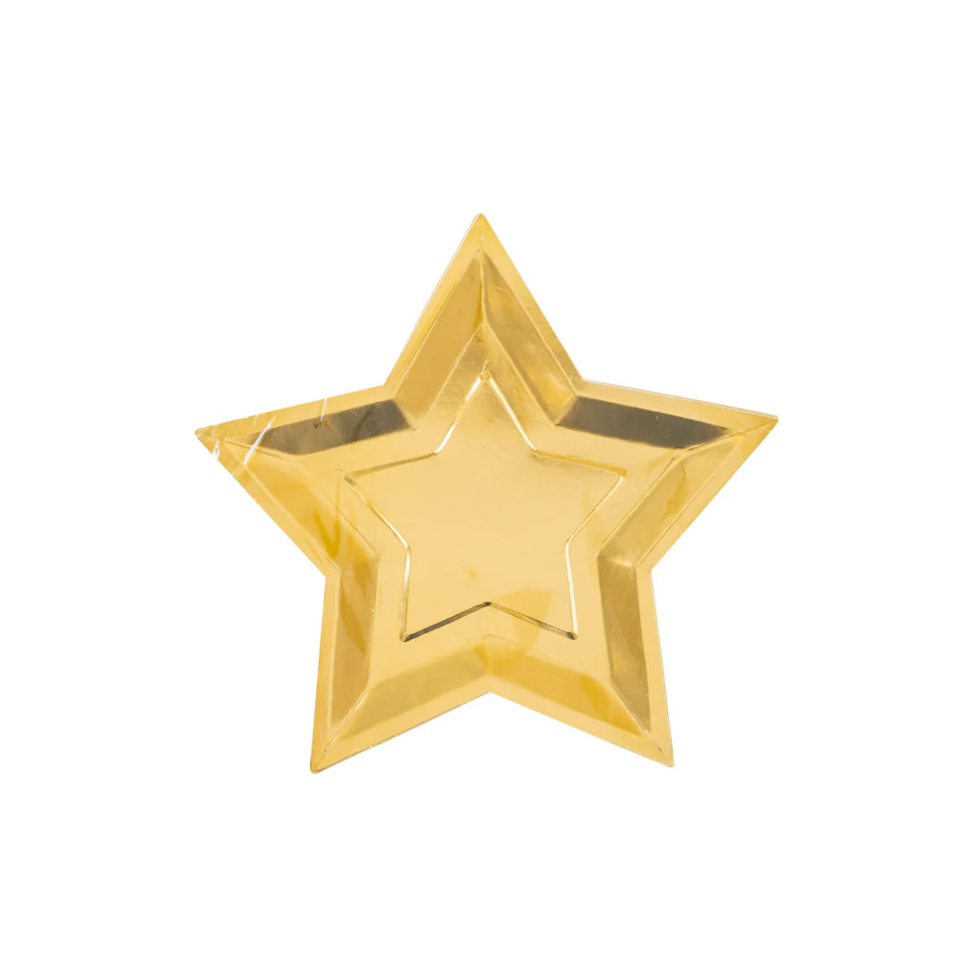 Gold Star Shaped Plate | My Mind's Eye