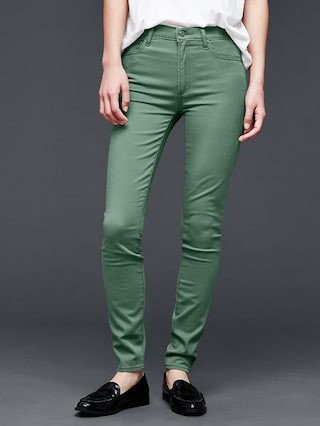 1969 sateen high rise true skinny jeans | Gap US