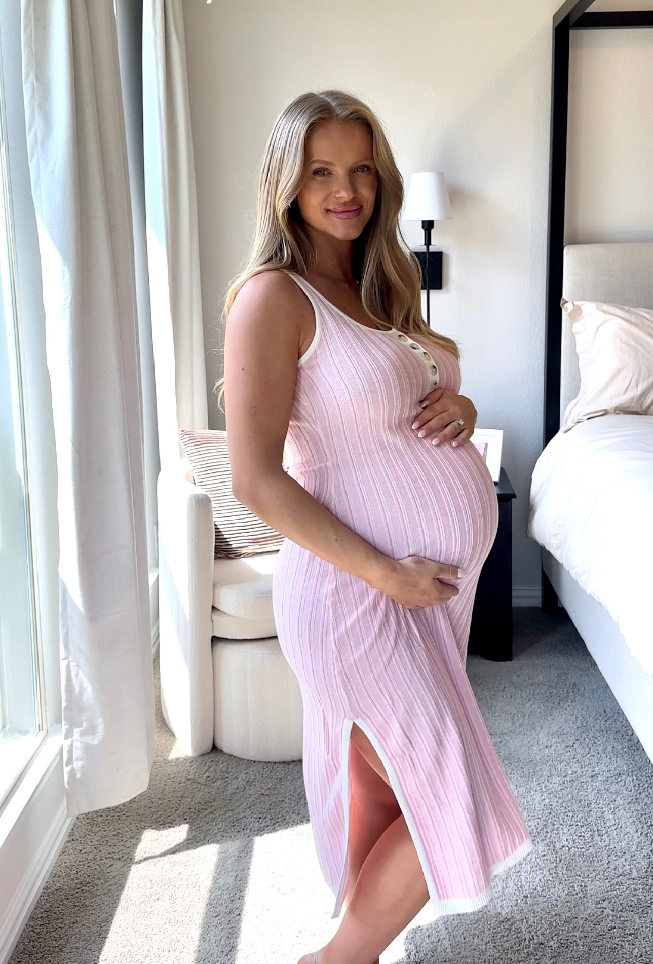 The perfect Amazon find for all my mamas-to-be! This ribbed knit tank dress is bump-friendly, buttery soft, and super flattering with just the right amount of stretch. I love the buttons and side slit for extra comfort as my belly grows. Whether you’re styling it for spring errands, lounging around the house, or layering it with a denim jacket, it’s an easy go-to maternity outfit. Comes in multiple colors and under $30! Wearing size small — fits true to size.
#LTKmaternity #AmazonFashion #MaternityStyle #BumpStyle #PregnancyOutfit #ThirdTrimesterStyle #SpringMaternityFashion 

#LTKFindsUnder50 #LTKBump