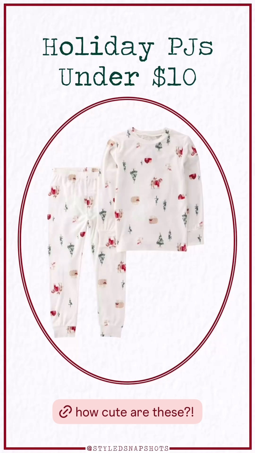 How cute are these kids holiday pjs?! All on sale for under $10! 

#LTKHoliday #LTKKids #LTKSaleAlert