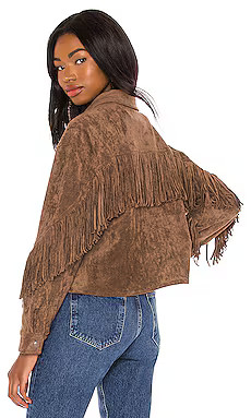 BLANKNYC Fringe Shacket in Hot Cocoa from Revolve.com | Revolve Clothing (Global)