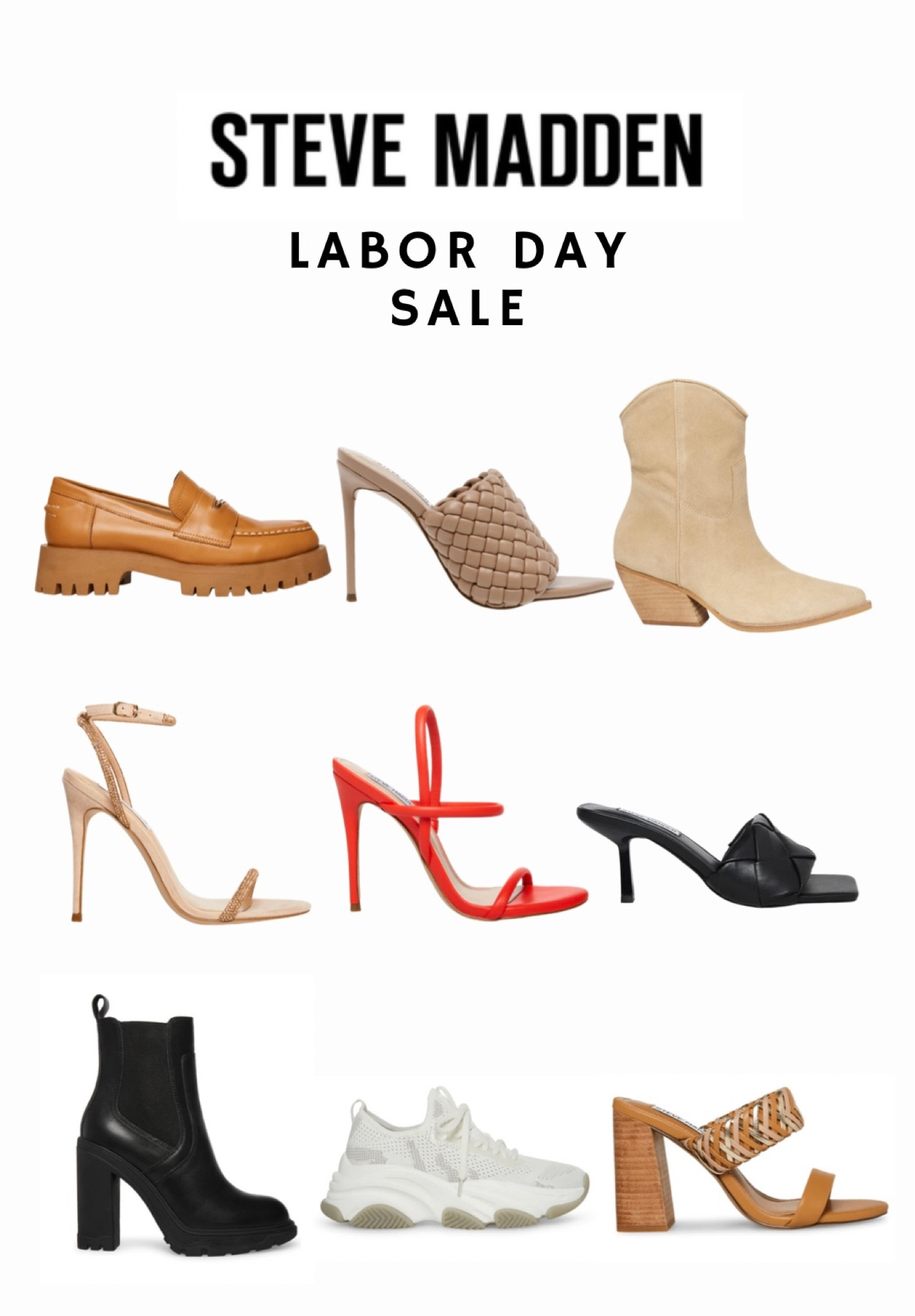 Labor Day Steve Madden finds! Great neutral staples as well as fun prints and going out shoes available on the site


#competition 

#LTKshoecrush #LTKSale #LTKSeasonal