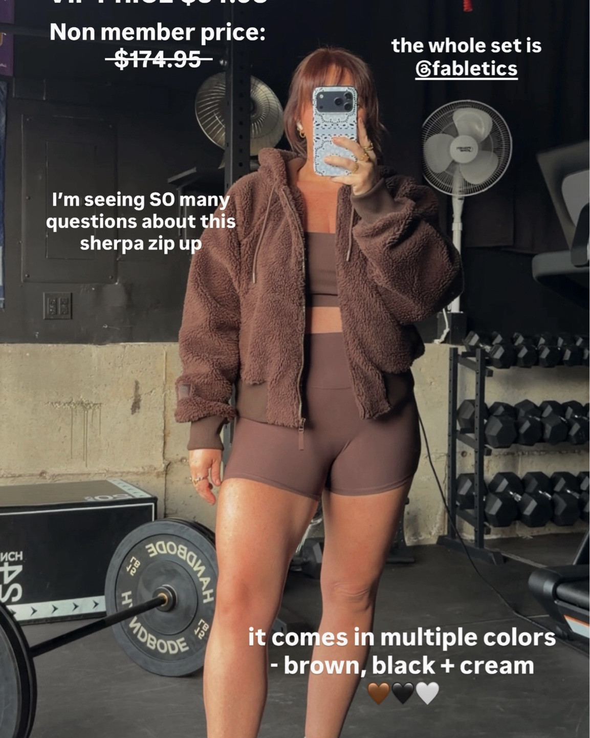 Most flattering workout set!! I’m wearing a true size large in the bottoms and top. I’m wearing a medium in zip up. Sign up to become a VIP and get 70-80% off your order. Including this new set.

#fableticspartner @fabletics #FableticsxKhloe