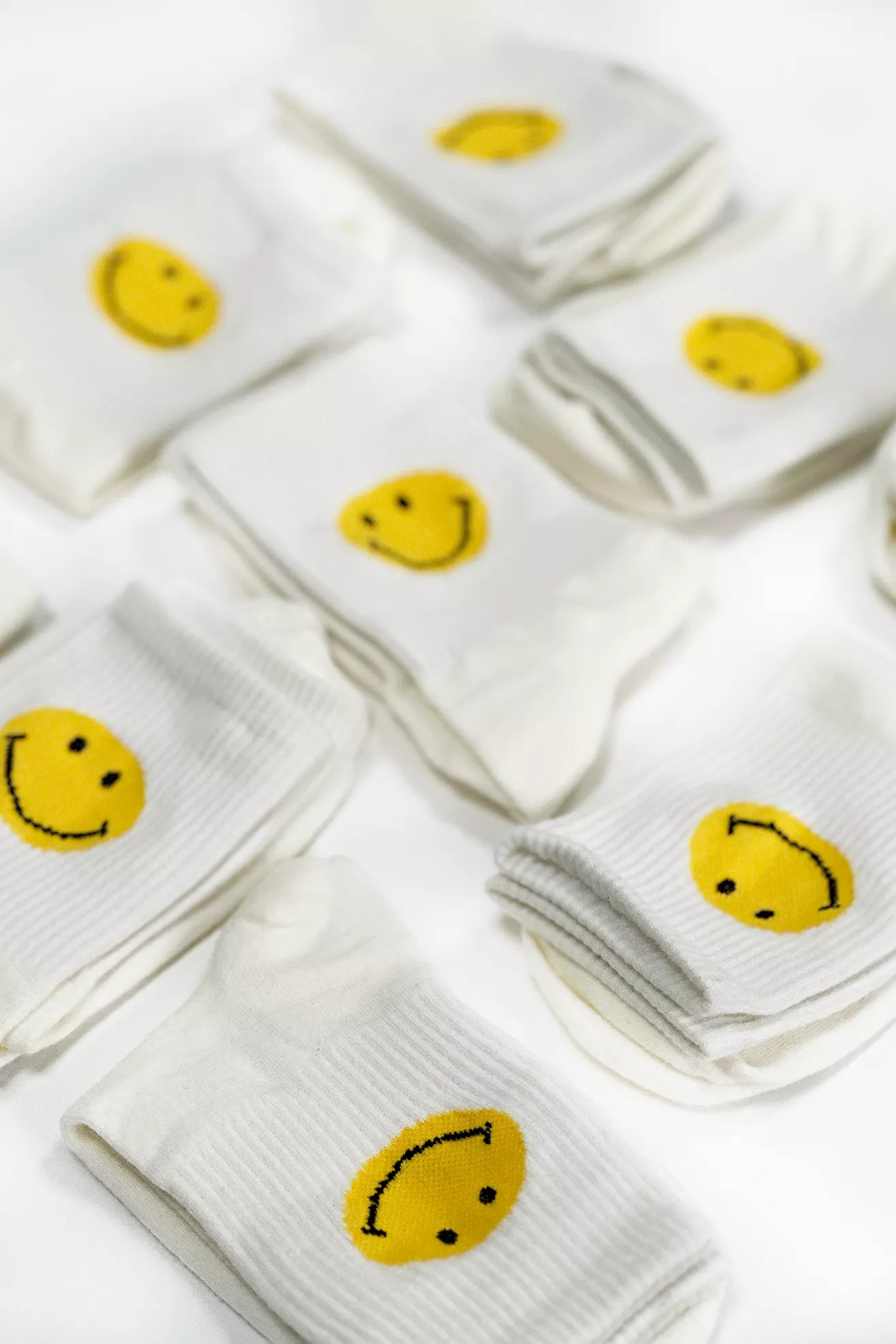 Hatch General Store Yellow Smiley Tube Socks | Free People (Global - UK&FR Excluded)