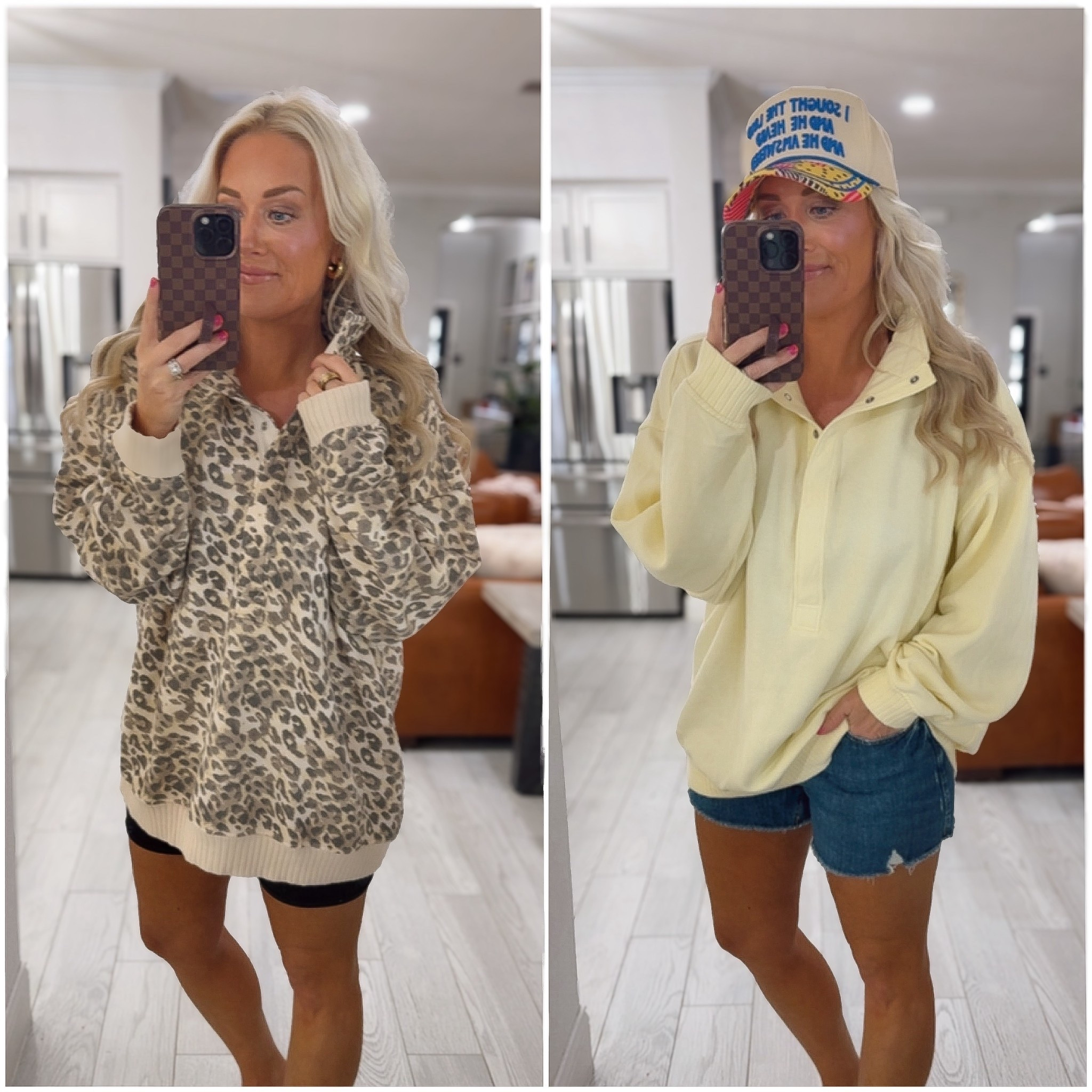 My favorite quilted pullovers are back in these new spring colors! Size small, 30% off