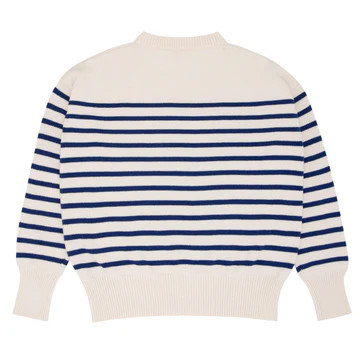 women's breton stripe knit sweater | minnow
