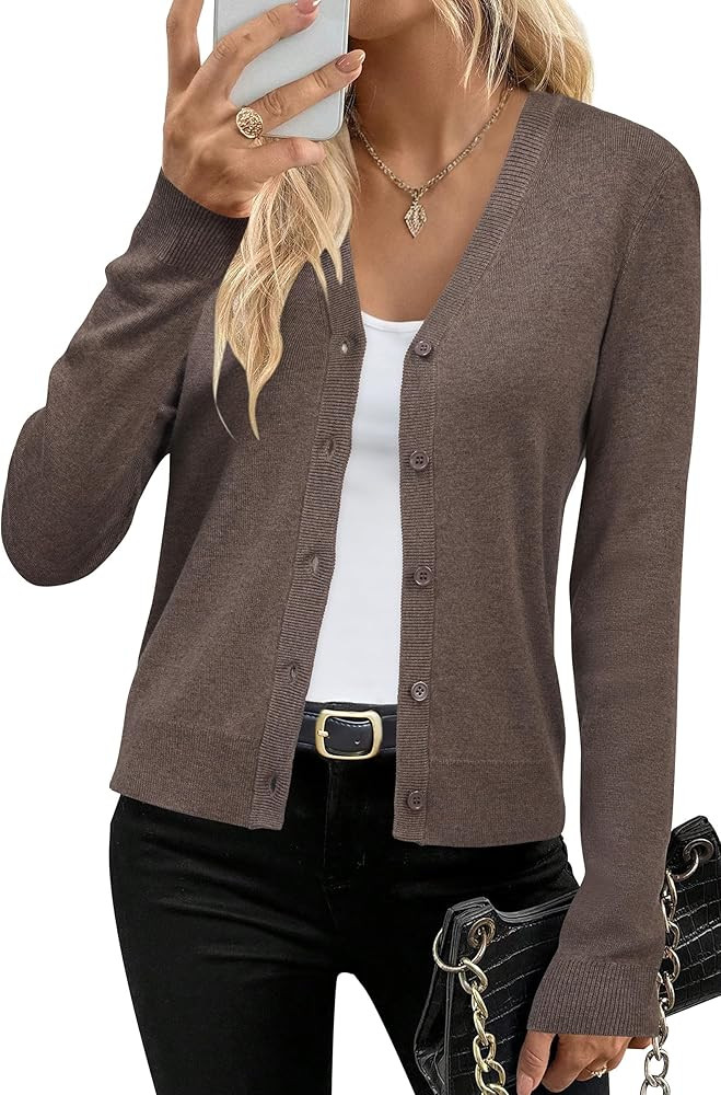 Arach&Cloz Women's Wool Blend Business Casual Cardigan Sweaters 2025 | Amazon (US)