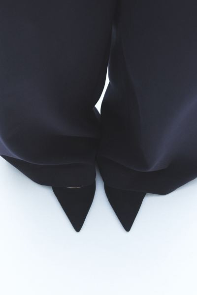 Tailored jersey trousers - Black - Ladies | H&M GB | H&M (UK, MY, IN, SG, PH, TW, HK)