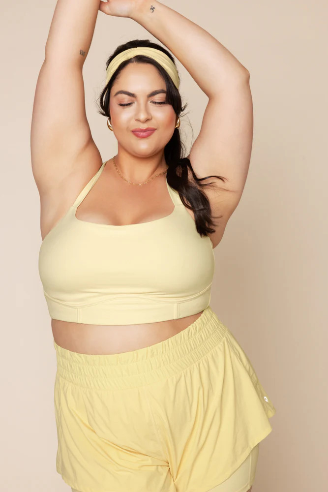 Daphne Corset Crop Top - Buttercream | POPFLEX