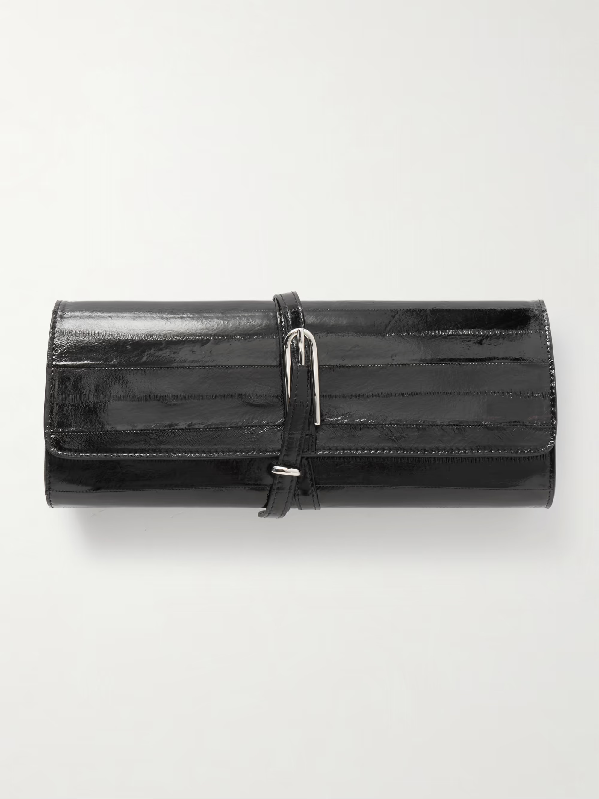 Belted eel clutch | NET-A-PORTER (UK & EU)