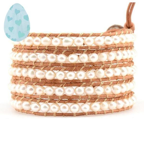 Freshwater Pearls on Natural | Victoria Emerson