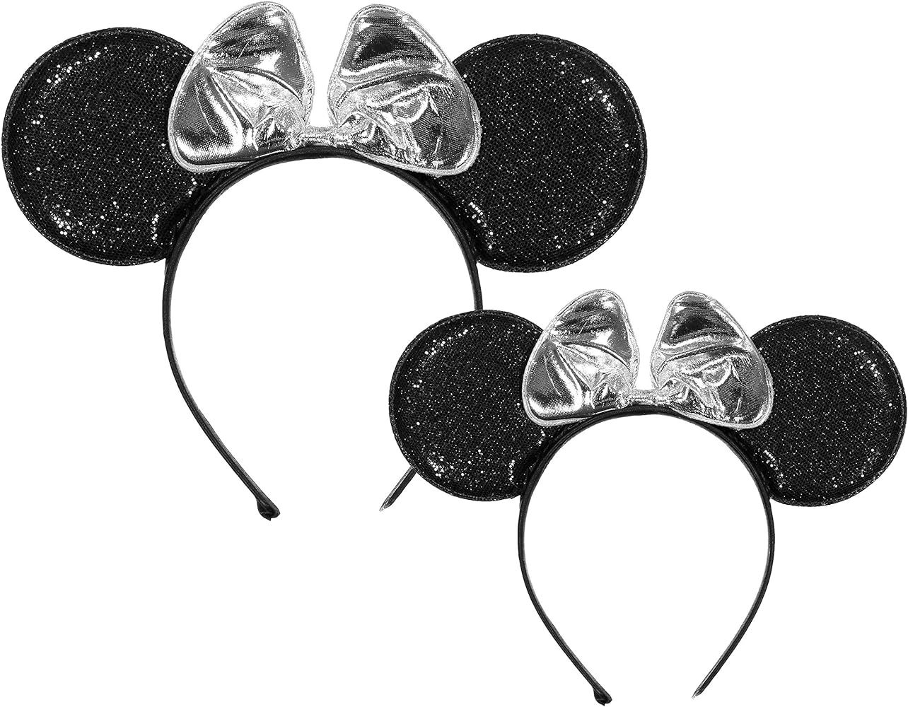 Disney Minnie Mouse Ears, Set of 2 Headbands for Mommy and Me, Matching for Adult and Little Girl | Amazon (US)