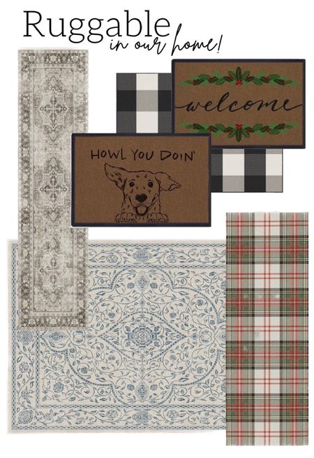 Ruggable washable rugs runners and doormats on sale for Black Friday! Cyber Monday save 20-25% off sitewide! Kitchen living room bedroom front porch door home decor christmas and holiday area rugs machine washable gingham plaid vintage antique style rugs 

#LTKsalealert #LTKhome #LTKCyberWeek