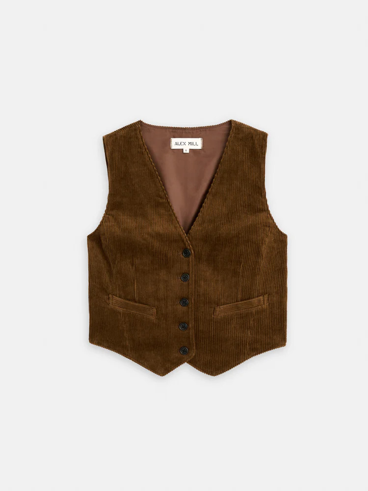 Sloane Vest in Corduroy | Alex Mill