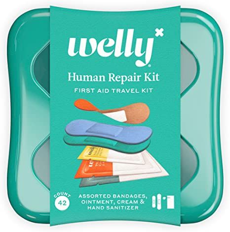 Welly Human Repair Kit - Bravery Badges in Flexible Fabric, Singe Use Ointments Triple Antibiotic... | Amazon (US)