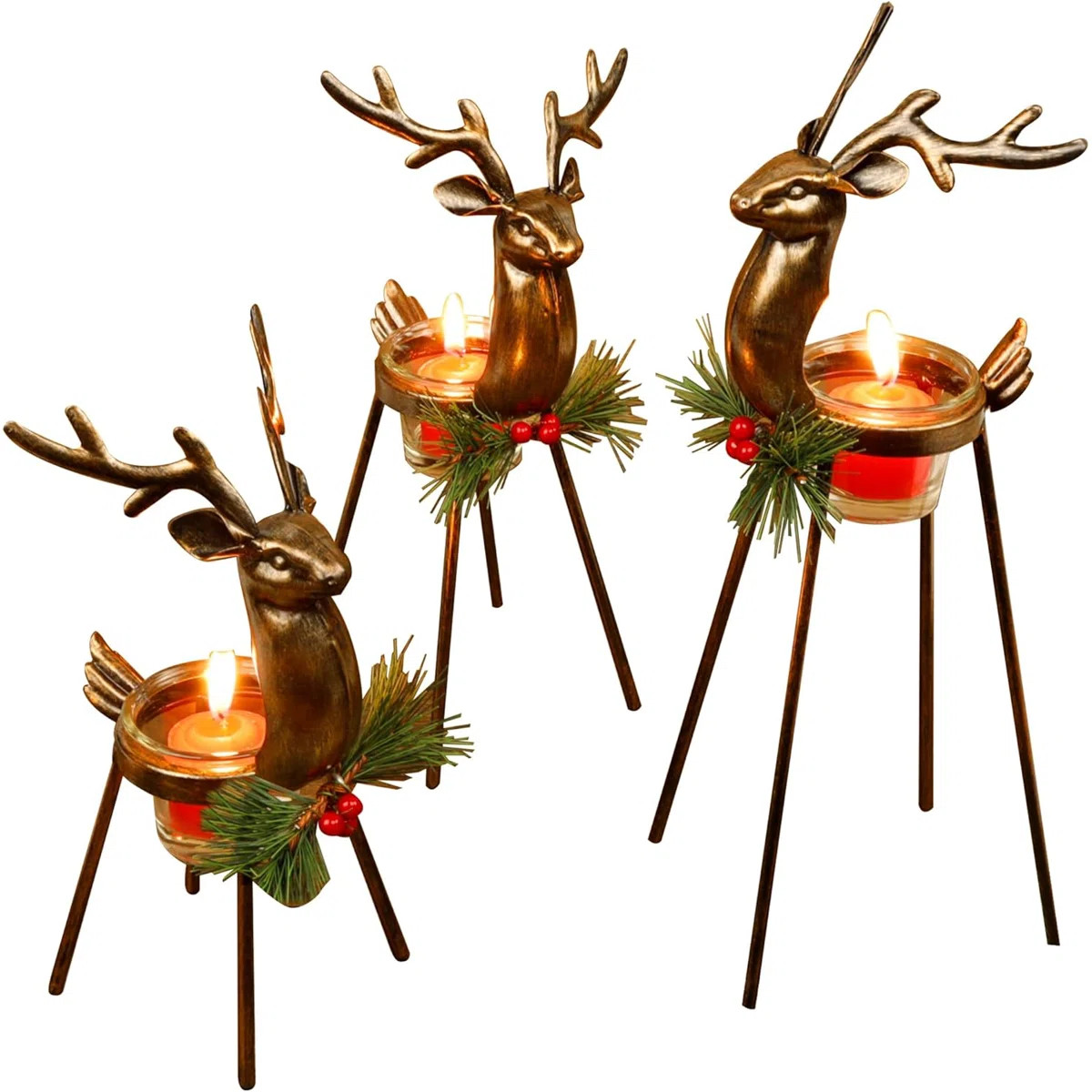The Holiday Aisle® Metal Tabletop Tealight Holder | Wayfair | Wayfair North America