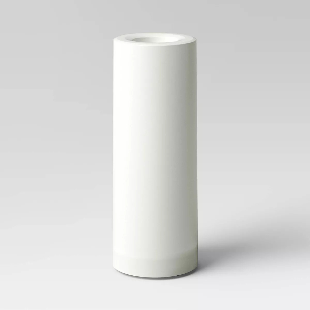 AA Plastic LED Flameless Pillar Candle with Timer White - Threshold™ | Target
