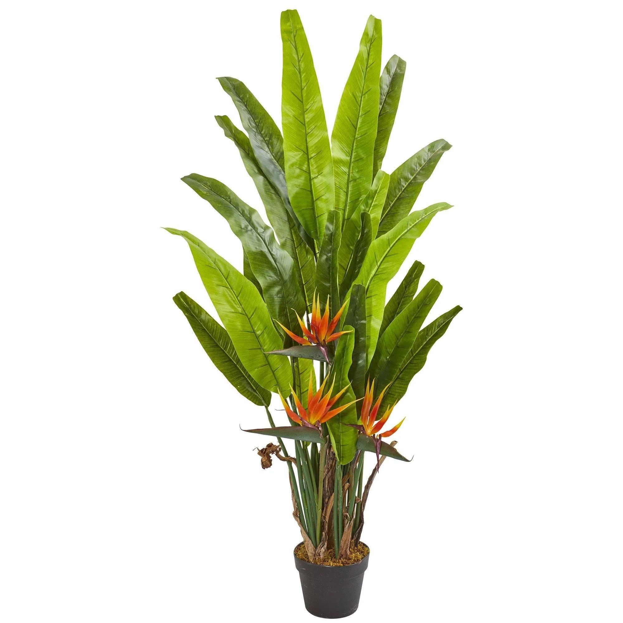 4.5’ Bird of Paradise Artificial Plant | Nearly Natural | Nearly Natural
