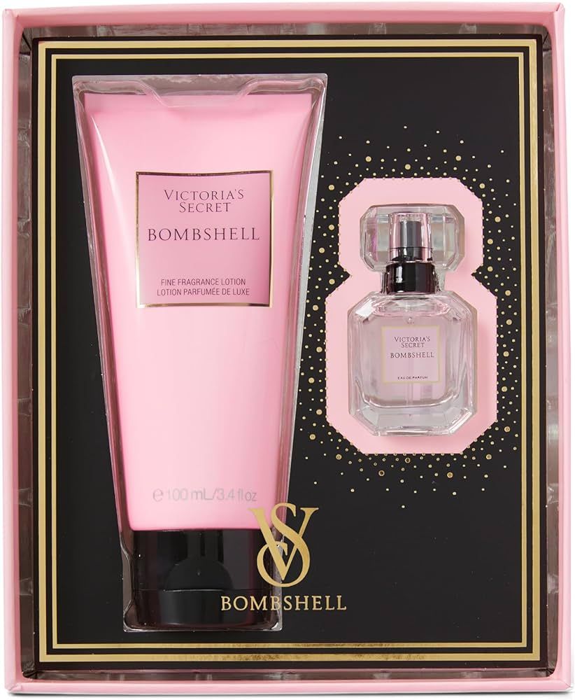 Victoria's Secret Bombshell Mini Fragrance Duo Gift Set: Mini Eau de Parfum & Travel Lotion | Amazon (US)