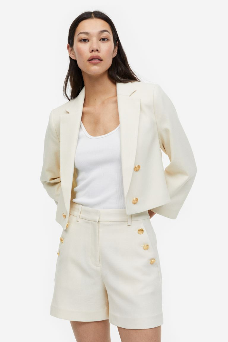 Double-breasted Crop Jacket | H&M (US + CA)