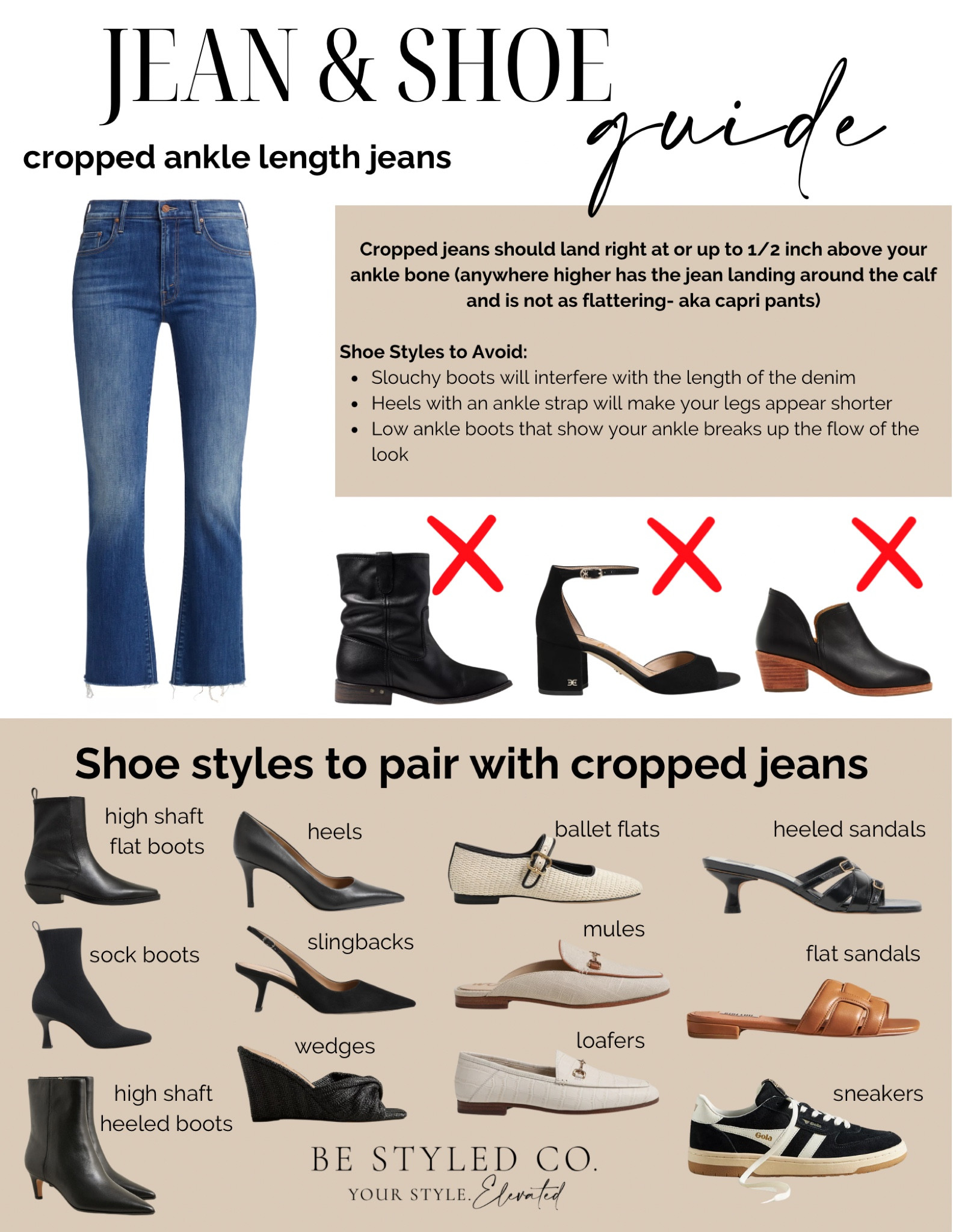 You are going to want to heart and save this post!! The most requested question we get from clients is what shoes to pair with what jeans styles- here is your full guide! See the other post for wide leg and skinny jean guide too 

#LTKSeasonal #LTKOver40 #LTKStyleTip