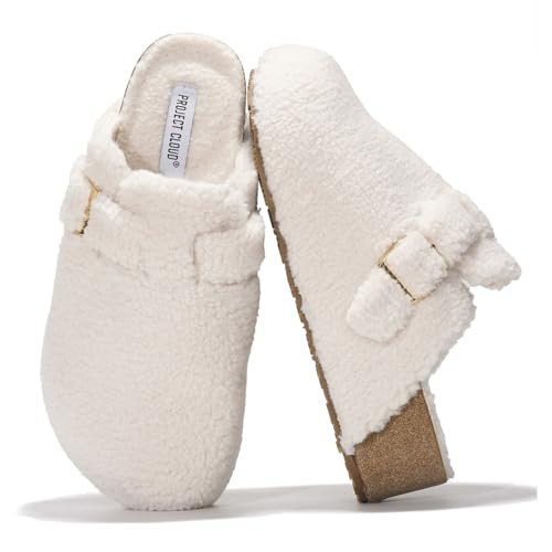 Project Cloud Clogs for Women Footwear - Memory Foam and Non-Slip Platform Wedges Heels for Women Mules & Clogs 2026 - Comfortable Stylish Slip-On with Adjustable Straps (Rhona, White, 5.5) | Amazon (US)