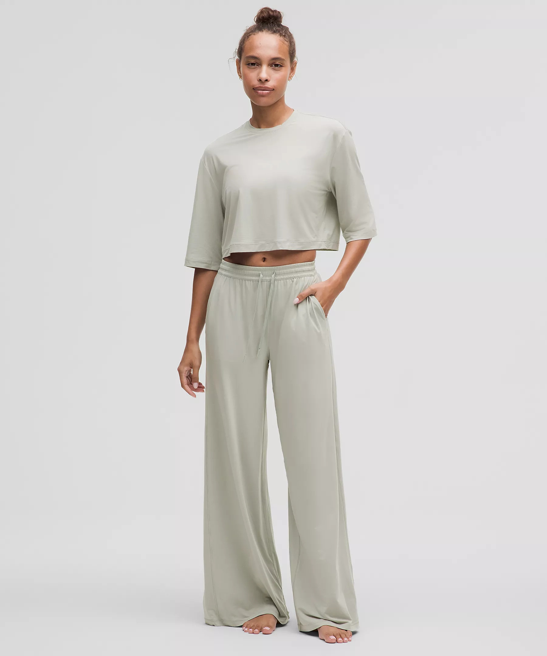 Modal High-Rise Wide-Leg Lounge Pant | lululemon (CA)