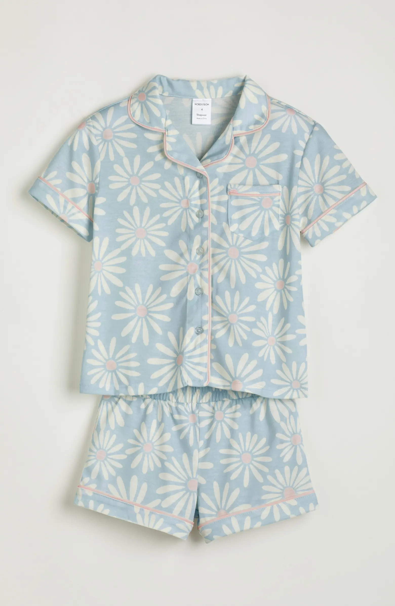 Kids' Print Two-Piece Short Pajamas | Nordstrom