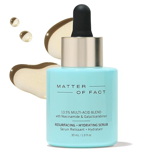 MATTER OF FACT Resurfacing + Hydrating Serum, Multi-Acid Blend with Niacinamide for Deep Hydratio... | Amazon (US)