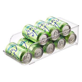 iDesign Linus Fridge Bins Soda Can Organizer | The Container Store
