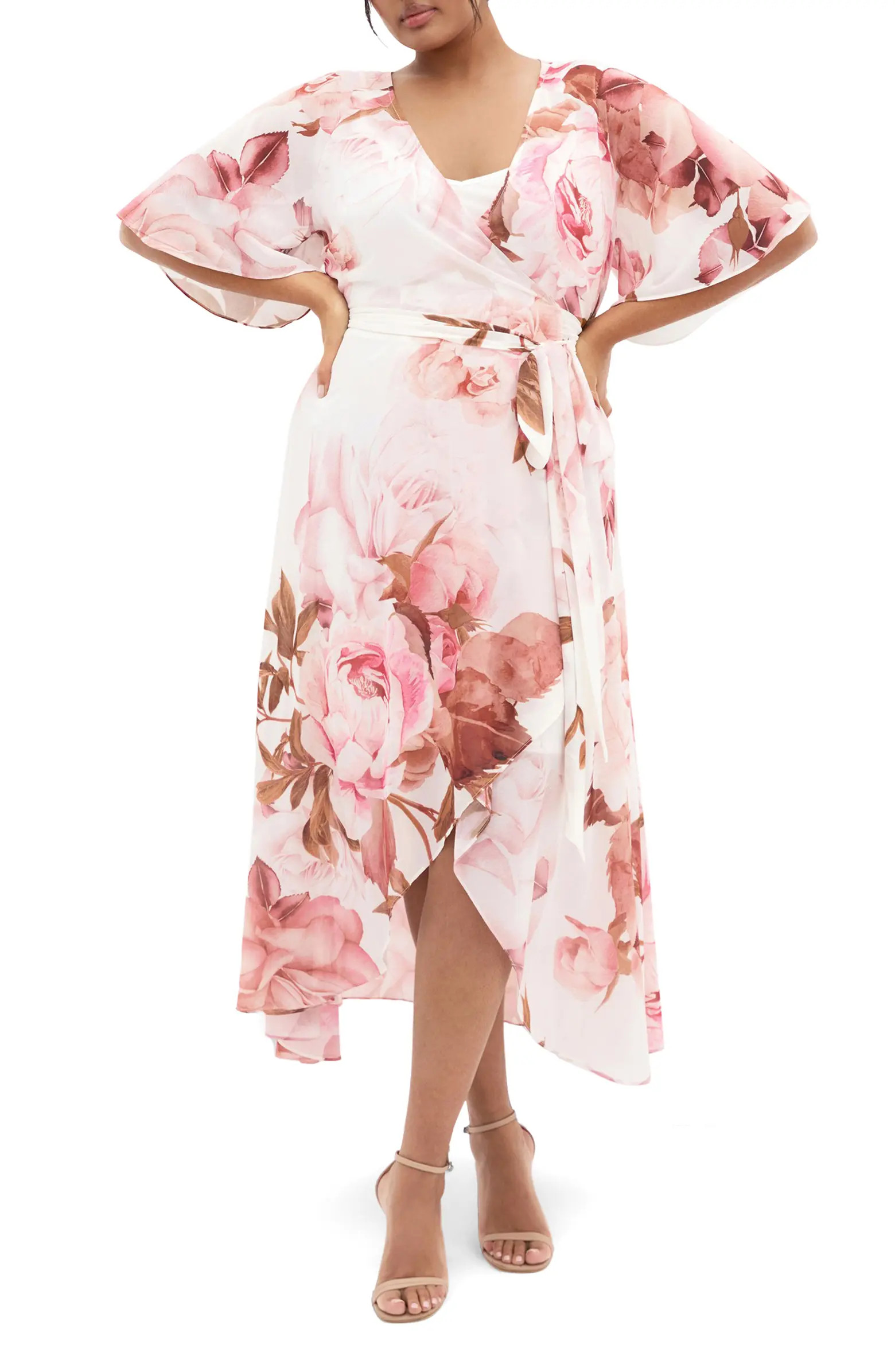 Lovers' Lane Floral Print Wrap Dress | Nordstrom