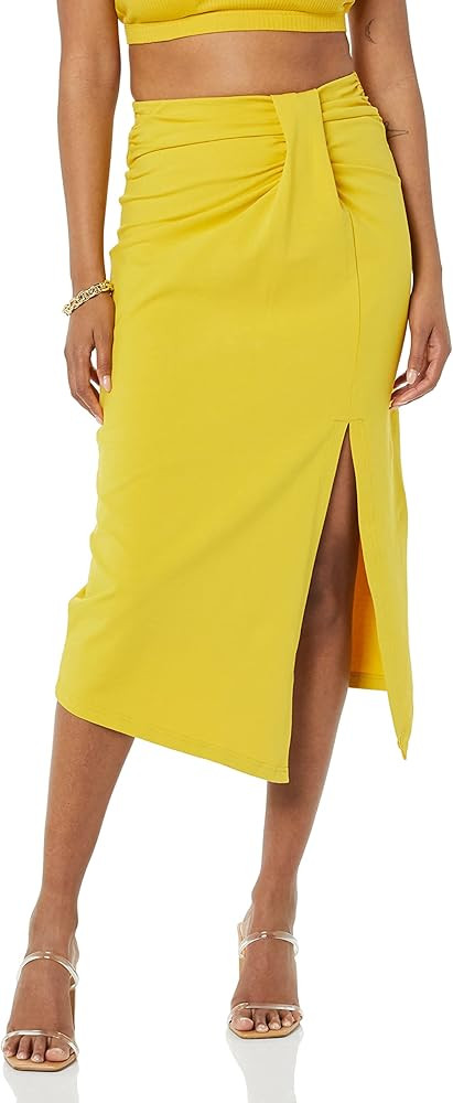 TEREA Women's Laila Faux Wrap Midi Skirt | Amazon (US)