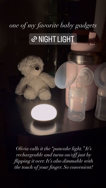 My favorite nightlight for late night feedings and the baby nursery. It’s dimmable and rechargeable. Just flip it over to turn it on and off! 

#LTKbaby #LTKhome #LTKfindsunder50