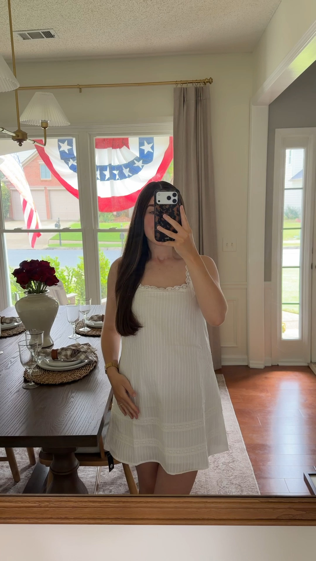 perfect white midi dress for the summer from Amazon 🤍 

Size small

#LTKBump #LTKmomlife #LTKootd