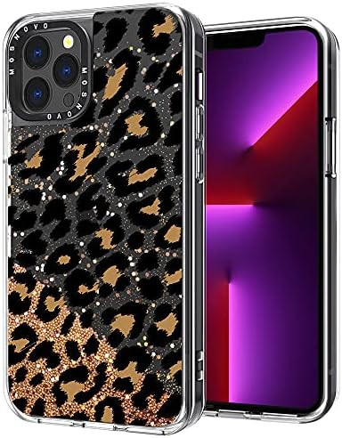 MOSNOVO Compatible with iPhone 13 Pro Max Case, Gorgeous Glitter Twinkle Liquid Leopard Print for... | Amazon (US)
