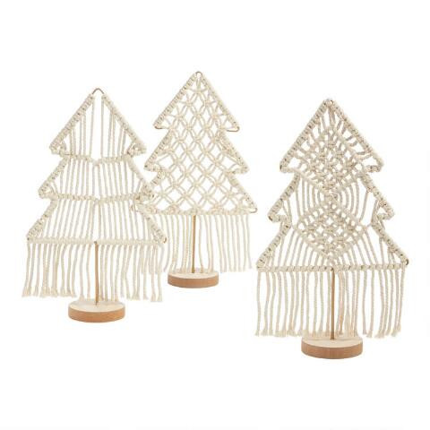 Macrame Tree Decor Set of 3 | World Market