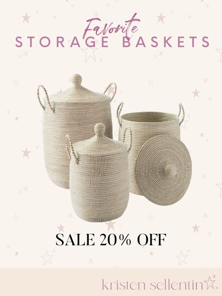 My favorite baskets for storing stuffed animals are 20% off at Serena & Lily 

#baskets #homedecor #sale #storage #organization 

#LTKfindsunder100 #LTKhome #LTKsalealert