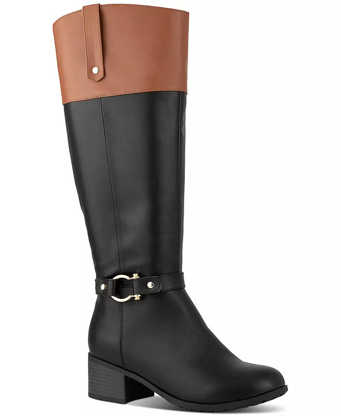 Vickyy Extended Wide-Calf Riding Boots, Created for Macy's | Macys (US)