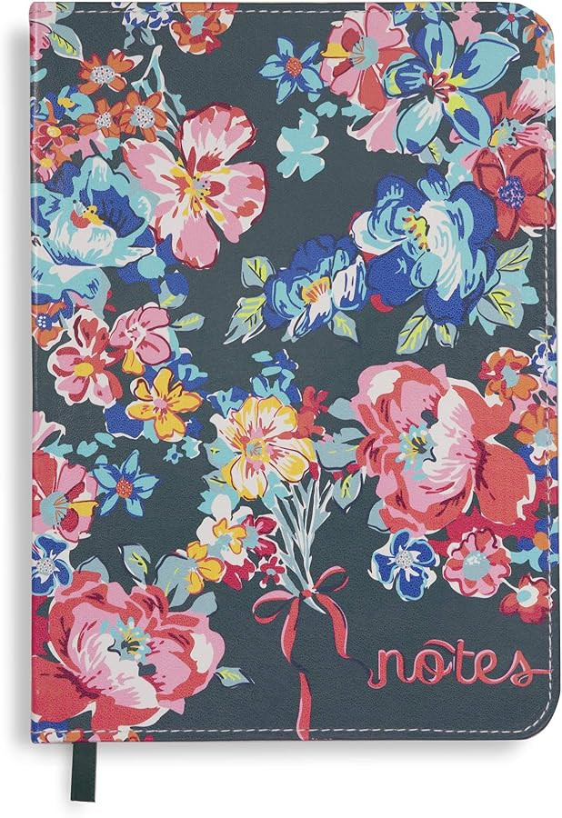 Vera Bradley Small Journal Pretty Posies One Size | Amazon (US)