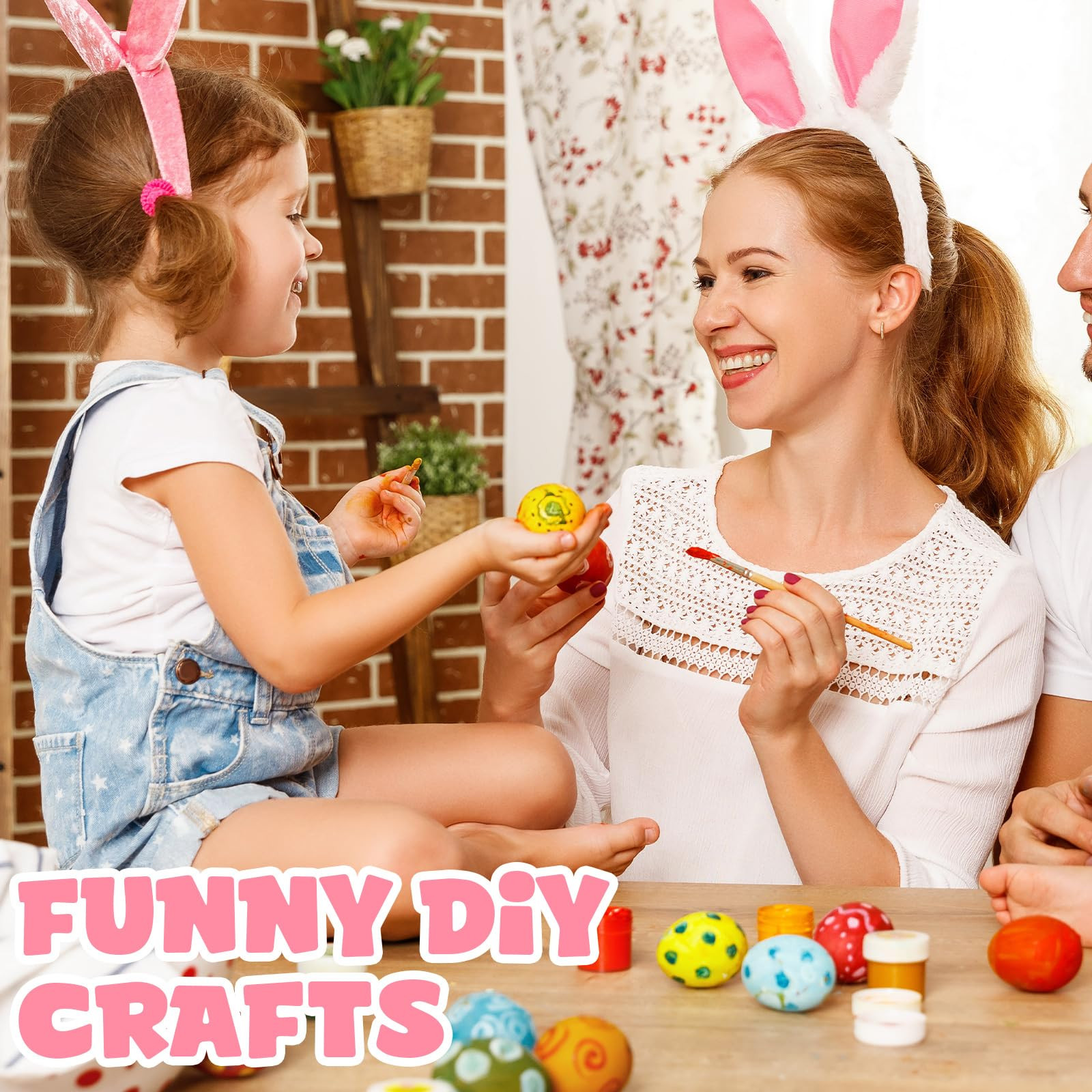 12 PCS White Wooden Eggs to Paint Fake Easter Eggs Dummy Faux Wooden Eggs for Crafts, Easter Decorations, Get Hens to Lay Eggs | Amazon (US)